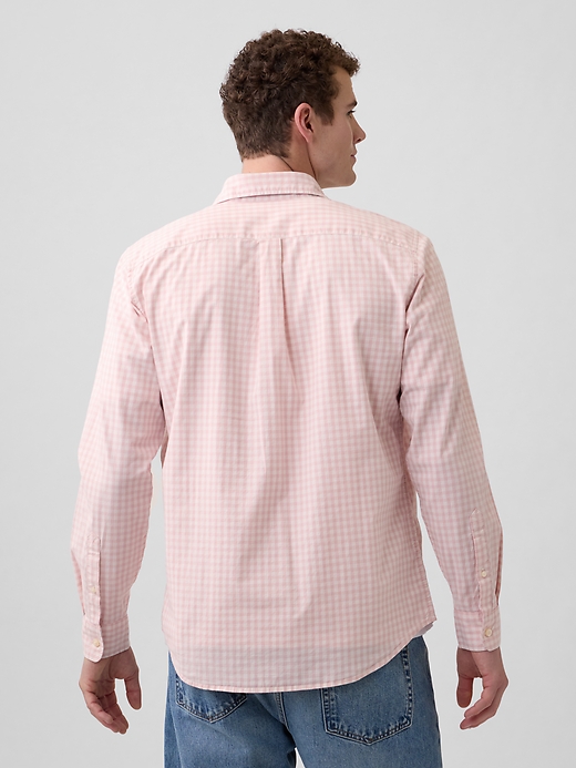 Image number 2 showing, Stretch Poplin Shirt in Standard Fit