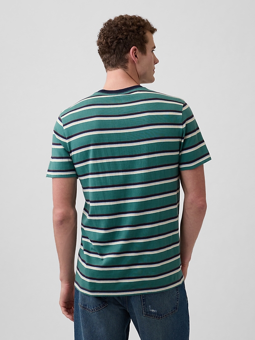 Image number 2 showing, Everyday Soft Stripe Crewneck T-Shirt