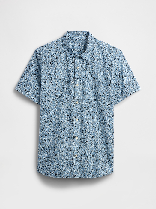 Image number 5 showing, Stretch Poplin Shirt in Standard Fit