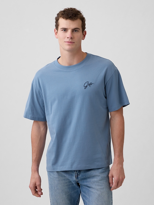 Image number 1 showing, Soft Boxy Gap Logo T-Shirt