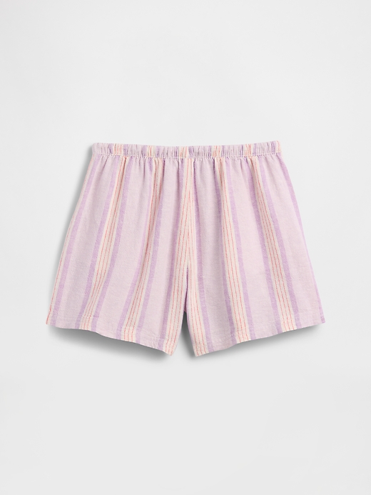 Image number 2 showing, Kids Relaxed Pull-On Linen-Blend Shorts