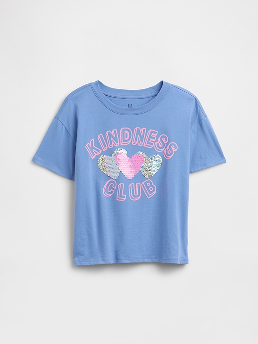 Image number 1 showing, Kids Oversized Graphic T-Shirt