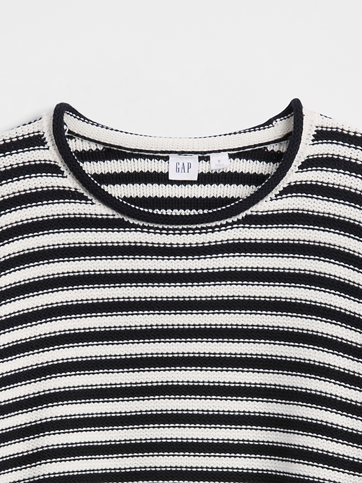 Image number 4 showing, Relaxed Stripe Rollneck Sweater