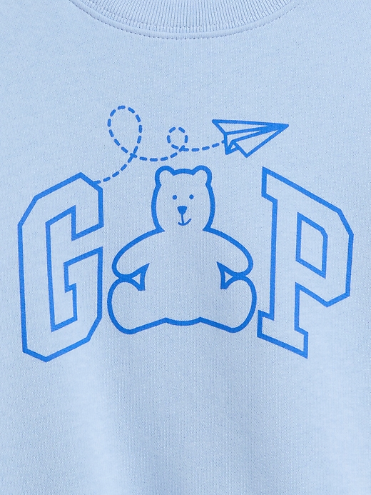 Image number 3 showing, babyGap Logo Relaxed Crewneck Sweatshirt