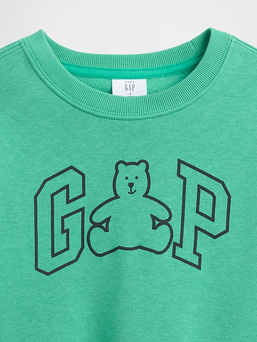 Image number 3 showing, babyGap Logo Relaxed Crewneck Sweatshirt