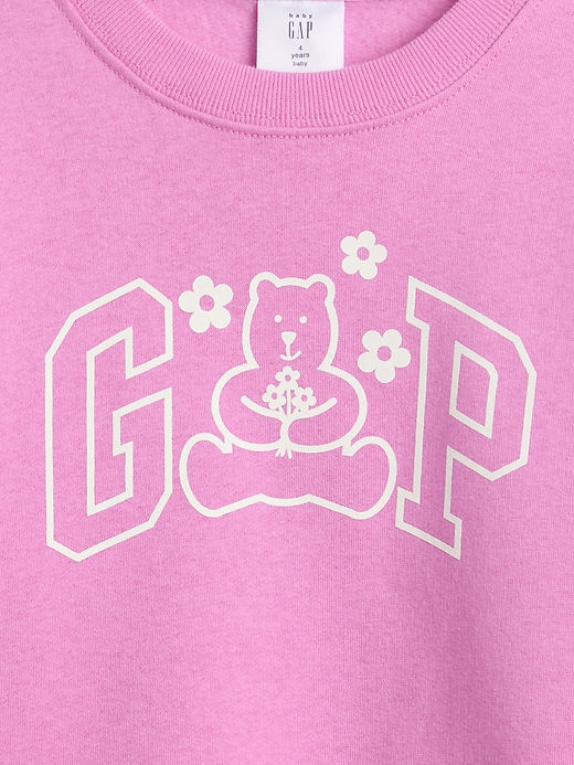 Image number 3 showing, babyGap Logo Relaxed Crewneck Sweatshirt
