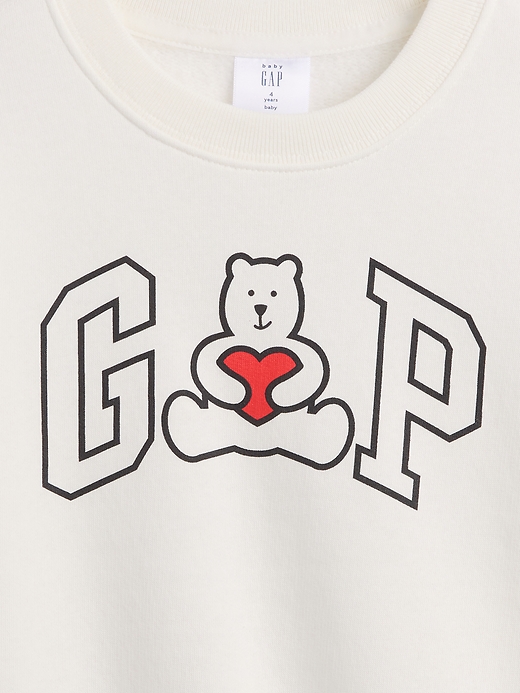 Image number 3 showing, babyGap Logo Relaxed Crewneck Sweatshirt