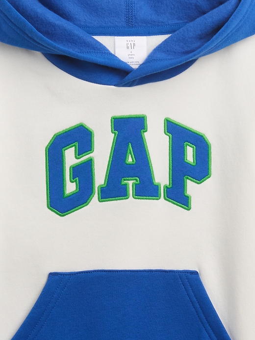 Image number 3 showing, babyGap Relaxed Colorblock Logo Hoodie