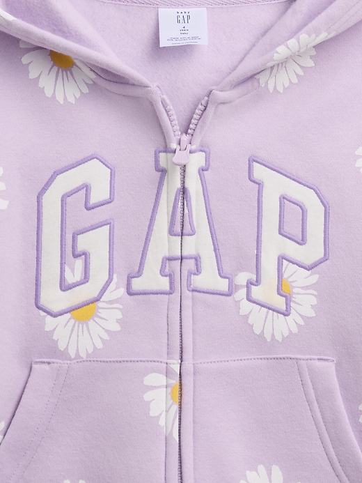 Image number 3 showing, babyGap Relaxed Logo Zip Hoodie
