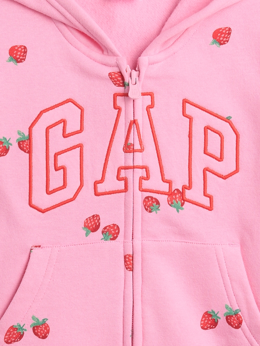 Image number 3 showing, babyGap Relaxed Logo Zip Hoodie