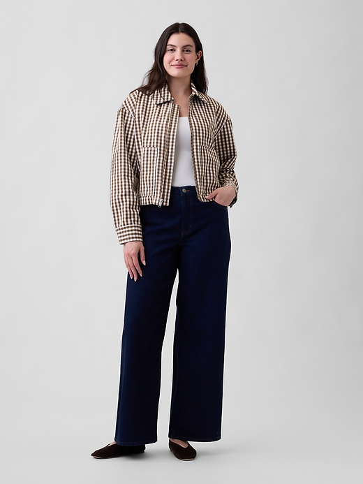 Image number 5 showing, Mid Rise Wide-Leg Jeans