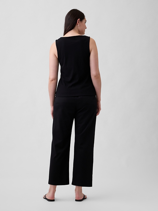 Image number 6 showing, Mid Rise Easy Twill Pants