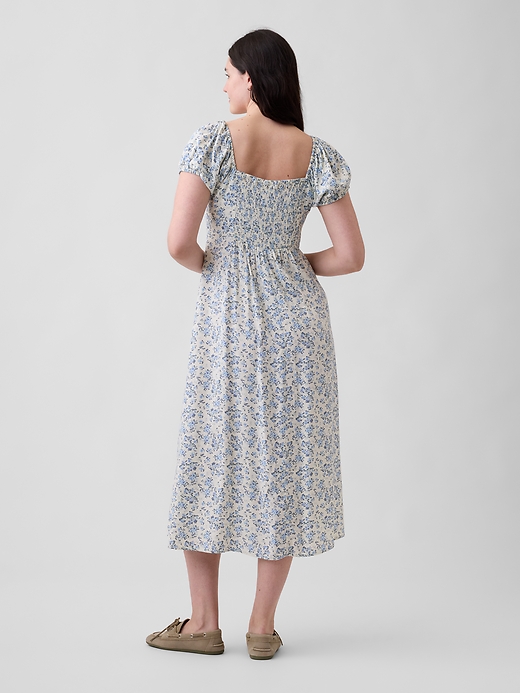 Image number 5 showing, Puff Sleeve Midi Dress