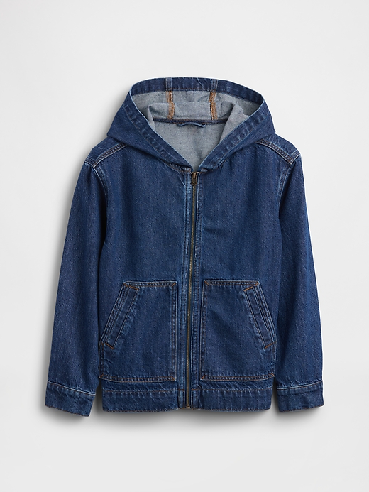 Image number 1 showing, Kids Denim Utility Jacket