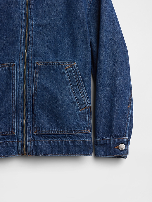 Image number 3 showing, Kids Denim Utility Jacket