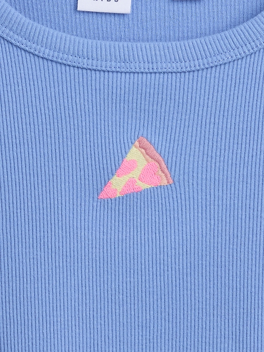 Image number 3 showing, Kids Ribbed Crewneck T-Shirt