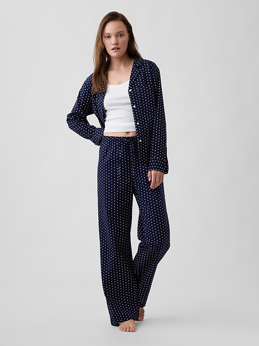 Image number 1 showing, Poplin PJ Pants
