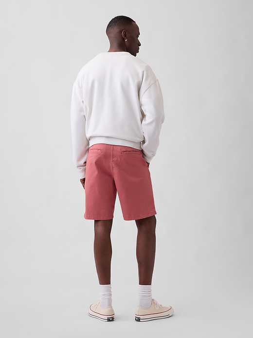Image number 2 showing, 9" Essential Khaki Shorts
