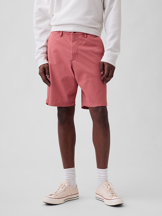 Image number 3 showing, 9" Essential Khaki Shorts
