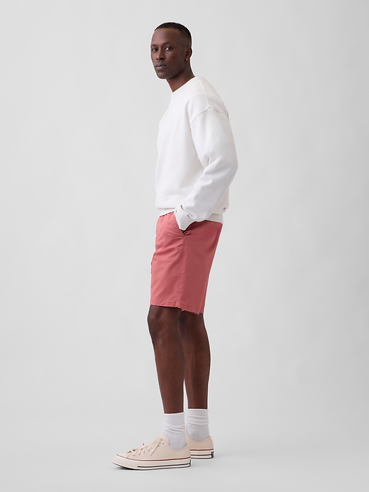 Image number 4 showing, 9" Essential Khaki Shorts