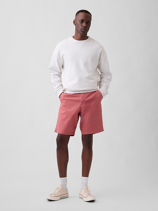 Image number 1 showing, 9" Essential Khaki Shorts
