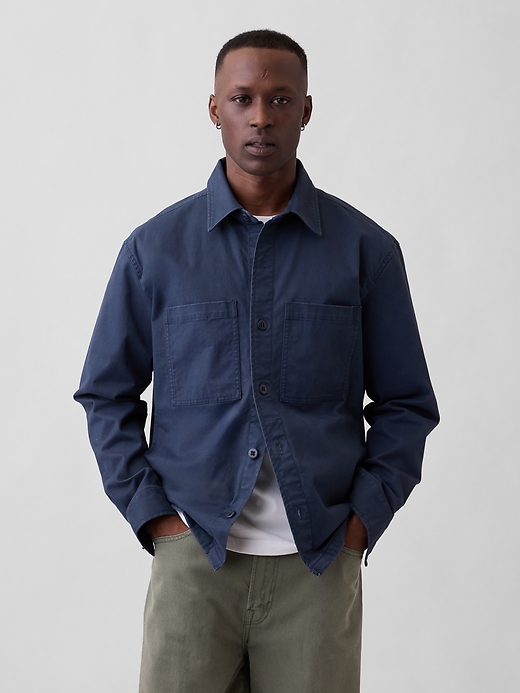 Image number 1 showing, Boxy Shirt Jacket