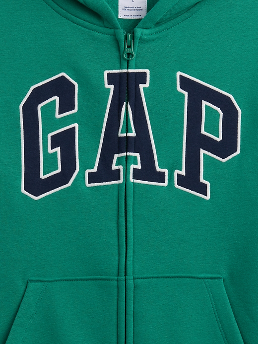 Image number 3 showing, Kids Relaxed Gap Logo Zip Hoodie