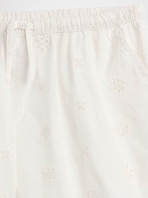 Image number 3 showing, Kids Relaxed Pull-On Eyelet Shorts
