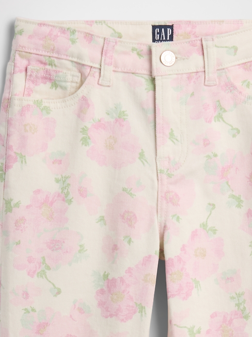 Image number 3 showing, Kids High Rise Print '70s Flare Jeans