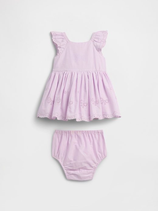 Image number 2 showing, Baby Eyelet Two-Piece Dress Set