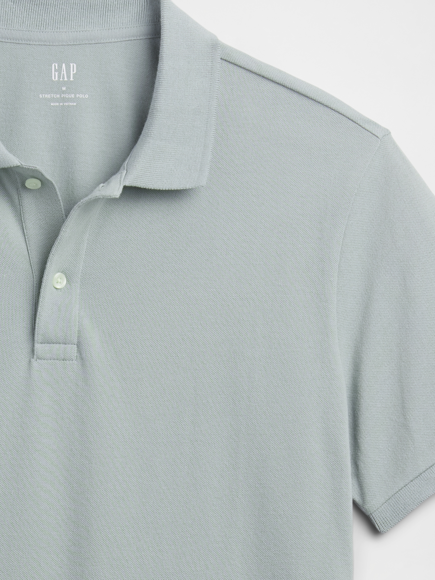 Stretch Pique Polo Shirt | Gap Factory
