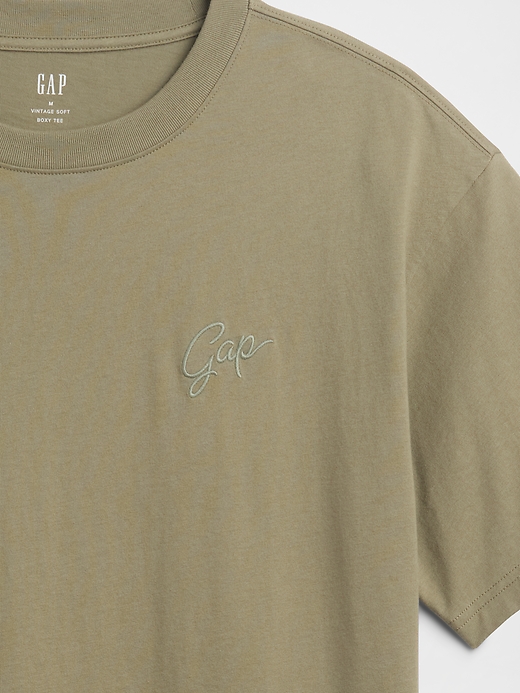 Image number 4 showing, Vintage Soft Boxy Gap Logo T-Shirt