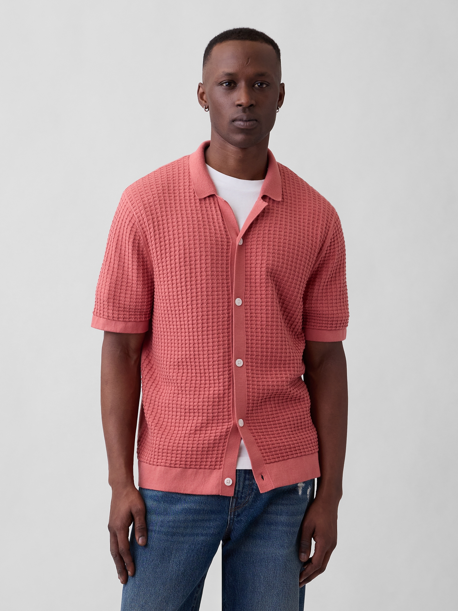Textured Sweater Vacay Shirt | Gap Factory