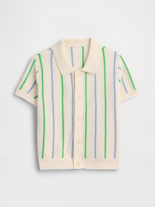 Image number 1 showing, babyGap Sweater Polo Shirt