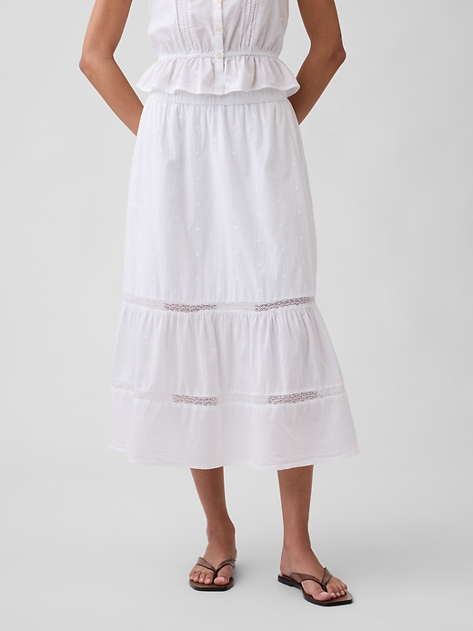 Image number 3 showing, Relaxed Tiered Maxi Skirt