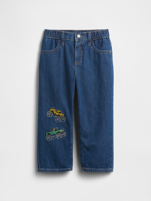 Image number 1 showing, babyGap Embroidered Baggy Jeans