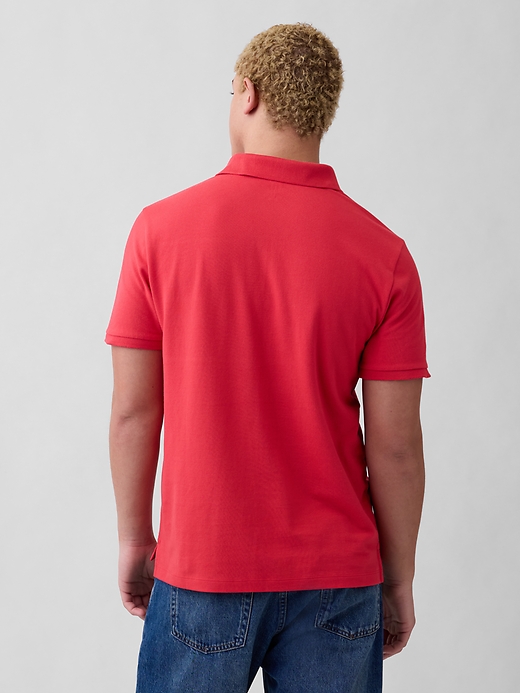 Image number 2 showing, Colorblock Stretch Pique Polo Shirt