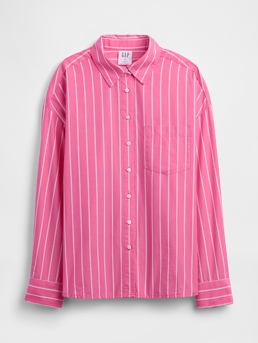 Image number 5 showing, Oversized Shirt in Poplin