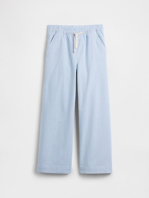 Image number 1 showing, Kids Stripe Pull-On Wide-Leg Pants