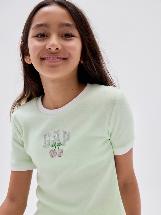 Image number 4 showing, Kids Ringer Graphic T-Shirt