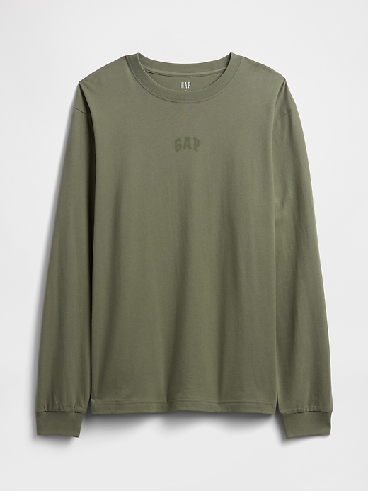 Image number 5 showing, Everyday Soft Relaxed Gap Mini-Logo T-Shirt