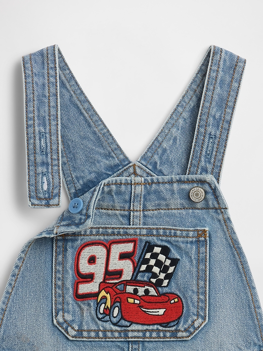 Image number 3 showing, babyGap × Disney Cars Relaxed Denim Shortalls
