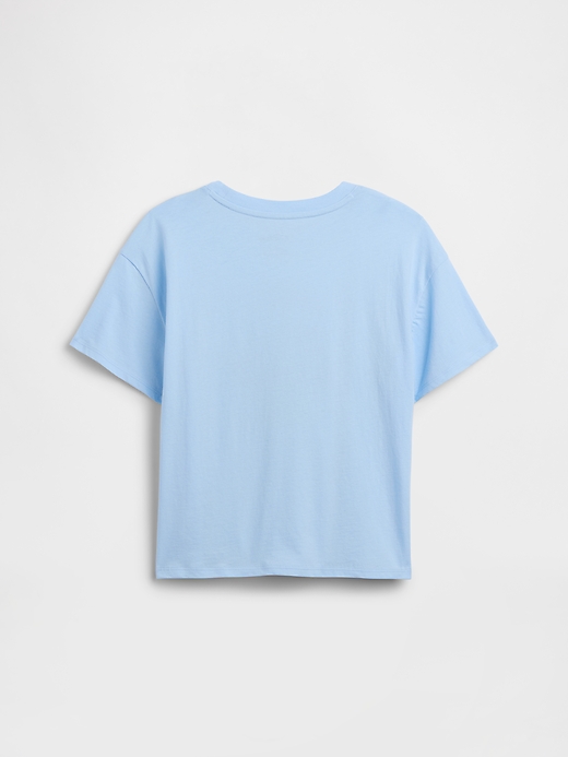 L'image numéro 2 présente T-shirt surdimensionné à imprimé Lilo et Stitch GapKids × Disney
