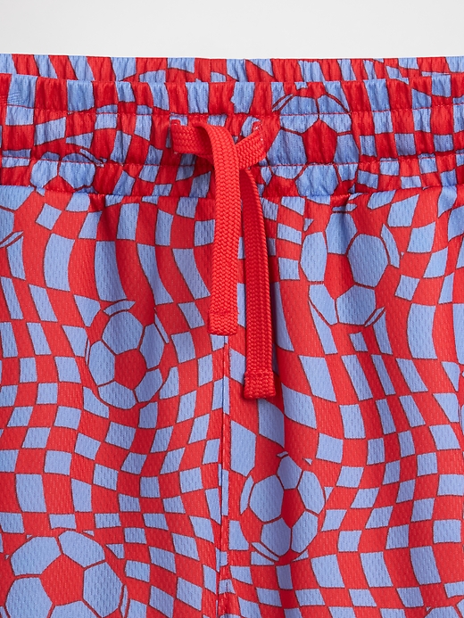 Image number 3 showing, Kids 100% Recycled Pull-On Mesh Shorts