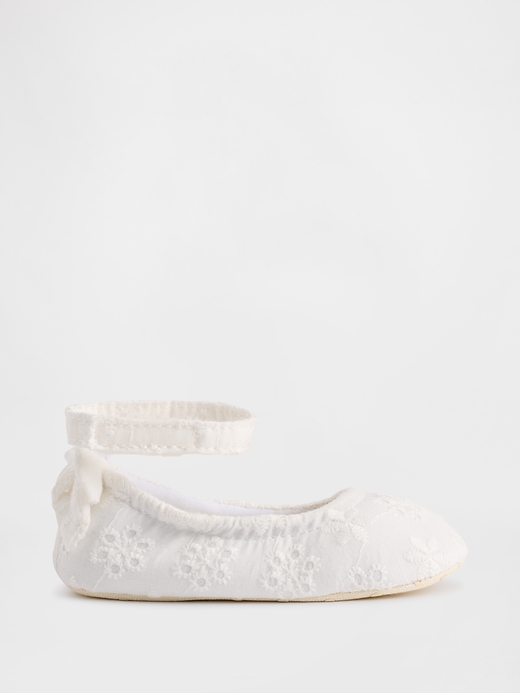 Image number 1 showing, Baby Eyelet Flats