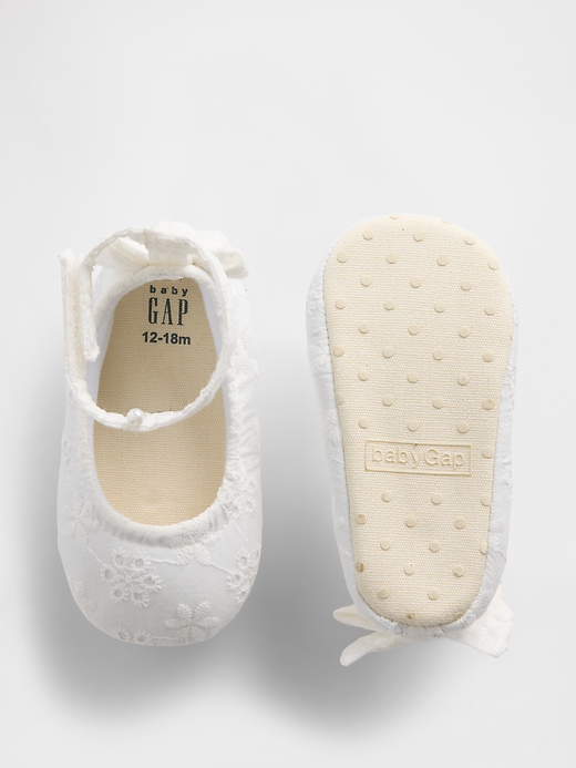 Image number 3 showing, Baby Eyelet Flats