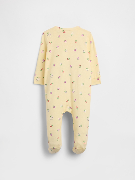 Image number 2 showing, Baby Print Two-Way Zip One-Piece