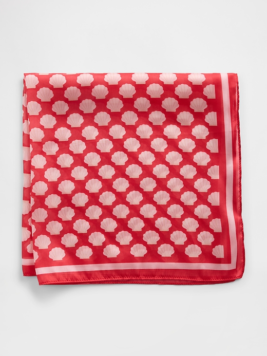 Image number 1 showing, Faux-Silk Scarf