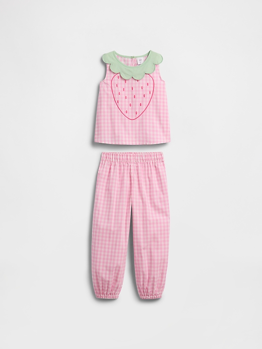 Image number 1 showing, babyGap Poplin Two-Piece Outfit Set