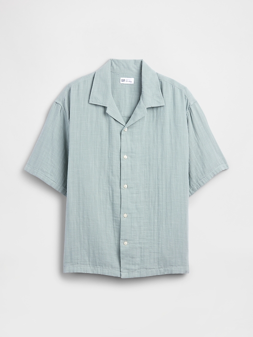 Gauze Vacay Shirt in Boxy Fit | Gap Factory
